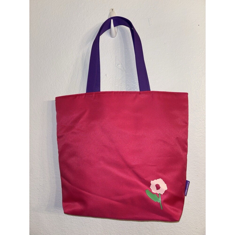Clinique x Donald Pink and Floral Tote Bag Book Bag Purse